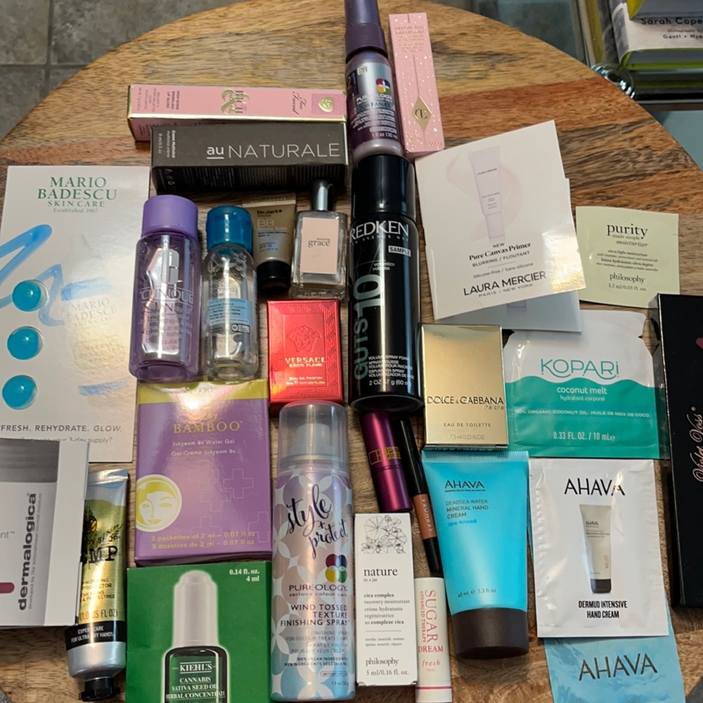 Full sized Charlotte Tillbury and Too Faced and 20+ Pieces Deluxe Samples!